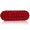 M63201R by MAXXIMA - Warning Light Assembly - Red, Oval, 6 in., Thin Profile LED, 8 Patterns