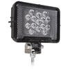 Maxxima MWL-26-A Rectangular 15 LED Black Work Light 675 Lumen 12/2