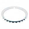 A6224-8 by UNITED PACIFIC - Wheel Side Ring - Beauty Wheel Rim, 15", Polished, Stainless Steel, Contoured