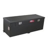 RDS 72743PC RDS Aluminum Auxiliary Fuel Tank Toolbox Combo — 60-Gallon, Rectangular, Black Diamond Plate, Fuel Filler Shroud,