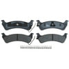 PG-D666C by RAYBESTOS - Brake Parts Inc Raybestos Element3 Overstock Ceramic Disc Brake Pad Set