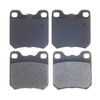 PG D709A by RAYBESTOS - Brake Parts Inc Raybestos Element3 Overstock Organic Disc Brake Pad Set