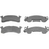 Wagner MX153 Disc Brake Pad Set Wagner Brake ThermoQuiet MX153 Semi-Metallic Disc Brake Pad Set