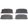 MX242 by WAGNER - Wagner Brake ThermoQuiet MX242 Semi-Metallic Disc Brake Pad Set