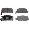 Wagner MX291 Disc Brake Pad Set Wagner Brake ThermoQuiet MX291 Semi-Metallic Disc Brake Pad Set