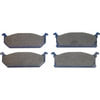 Wagner MX296 Disc Brake Pad Set Wagner Brake ThermoQuiet MX296 Semi-Metallic Disc Brake Pad Set