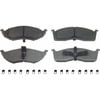 Wagner MX591 Disc Brake Pad Set Wagner Brake ThermoQuiet MX591 Semi-Metallic Disc Brake Pad Set
