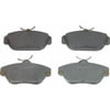 Wagner MX634 Disc Brake Pad Set Wagner Brake ThermoQuiet MX634 Semi-Metallic Disc Brake Pad Set