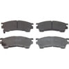 Wagner MX637 Disc Brake Pad Set Wagner Brake ThermoQuiet MX637 Semi-Metallic Disc Brake Pad Set
