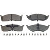 MX642 by WAGNER - Wagner Brake ThermoQuiet MX642 Semi-Metallic Disc Brake Pad Set