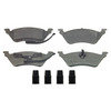 Wagner MX858 Disc Brake Pad Set Wagner Brake ThermoQuiet MX858 Semi-Metallic Disc Brake Pad Set