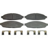 Wagner MX931 Disc Brake Pad Set Wagner Brake ThermoQuiet MX931 Semi-Metallic Disc Brake Pad Set