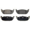 MX952 by WAGNER - Wagner Brake ThermoQuiet MX952 Semi-Metallic Disc Brake Pad Set