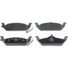 MX963 by WAGNER - Wagner Brake ThermoQuiet MX963 Semi-Metallic Disc Brake Pad Set