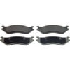 MX966 by WAGNER - Wagner Brake ThermoQuiet MX966 Semi-Metallic Disc Brake Pad Set