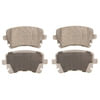 MX1018 by WAGNER - Wagner Brake ThermoQuiet MX1018 Semi-Metallic Disc Brake Pad Set