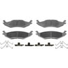 MX1046 by WAGNER - Wagner Brake ThermoQuiet MX1046 Semi-Metallic Disc Brake Pad Set