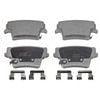Wagner MX1057B Disc Brake Pad Set Wagner Brake ThermoQuiet MX1057B Semi-Metallic Disc Brake Pad Set