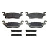 Wagner MX1120 Disc Brake Pad Set Wagner Brake ThermoQuiet MX1120 Semi-Metallic Disc Brake Pad Set