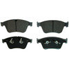 Wagner MX1271 Disc Brake Pad Set Wagner Brake ThermoQuiet MX1271 Semi-Metallic Disc Brake Pad Set