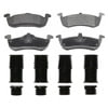 MX1279 by WAGNER - Wagner Brake ThermoQuiet MX1279 Semi-Metallic Disc Brake Pad Set