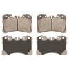 Wagner MX1282 Disc Brake Pad Set Wagner Brake ThermoQuiet MX1282 Semi-Metallic Disc Brake Pad Set