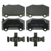 Wagner MX1718 Disc Brake Pad Set Wagner Brake ThermoQuiet MX1718 Semi-Metallic Disc Brake Pad Set