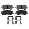 Wagner MX1810 Disc Brake Pad Set Wagner Brake ThermoQuiet MX1810 Semi-Metallic Disc Brake Pad Set