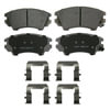 MX1404 by WAGNER - Wagner Brake ThermoQuiet MX1404 Semi-Metallic Disc Brake Pad Set