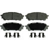 QC1004 by WAGNER - Wagner Brake ThermoQuiet QC1004 Ceramic Disc Brake Pad Set