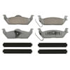 Wagner QC1012A Disc Brake Pad Set Wagner Brake ThermoQuiet QC1012A Ceramic Disc Brake Pad Set