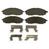 QC1019A by WAGNER - Wagner Brake ThermoQuiet QC1019A Ceramic Disc Brake Pad Set