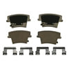 QC1057B by WAGNER - Wagner Brake ThermoQuiet QC1057B Ceramic Disc Brake Pad Set
