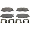 QC1202 by WAGNER - Wagner Brake ThermoQuiet QC1202 Ceramic Disc Brake Pad Set