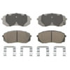 QC1295A by WAGNER - Wagner Brake ThermoQuiet QC1295A Ceramic Disc Brake Pad Set