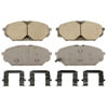 Wagner QC1301 Disc Brake Pad Set Wagner Brake ThermoQuiet QC1301 Ceramic Disc Brake Pad Set