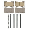 Wagner QC1346 Disc Brake Pad Set Wagner Brake ThermoQuiet QC1346 Ceramic Disc Brake Pad Set