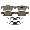 QC1498 by WAGNER - Wagner Brake ThermoQuiet QC1498 Ceramic Disc Brake Pad Set