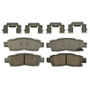 QC1507 by WAGNER - Wagner Brake ThermoQuiet QC1507 Ceramic Disc Brake Pad Set