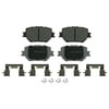 QC1733 by WAGNER - Wagner Brake ThermoQuiet QC1733 Ceramic Disc Brake Pad Set