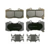 QC1802 by WAGNER - Wagner Brake ThermoQuiet QC1802 Ceramic Disc Brake Pad Set
