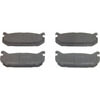 PD584 by WAGNER - Wagner Brake ThermoQuiet PD584 Ceramic Disc Brake Pad Set