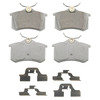 Wagner QC340A Disc Brake Pad Set Wagner Brake ThermoQuiet QC340A Ceramic Disc Brake Pad Set