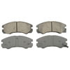 Wagner QC579 Disc Brake Pad Set Wagner Brake ThermoQuiet QC579 Ceramic Disc Brake Pad Set