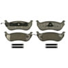 QC674A by WAGNER - Wagner Brake ThermoQuiet QC674A Ceramic Disc Brake Pad Set