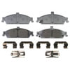 QC752A by WAGNER - Wagner Brake ThermoQuiet QC752A Ceramic Disc Brake Pad Set