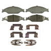 Wagner QC804 Disc Brake Pad Set Wagner Brake ThermoQuiet QC804 Ceramic Disc Brake Pad Set