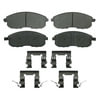 Wagner QC815D Disc Brake Pad Set Wagner Brake ThermoQuiet QC815D Ceramic Disc Brake Pad Set