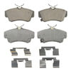 Wagner QC841 Disc Brake Pad Set Wagner Brake ThermoQuiet QC841 Ceramic Disc Brake Pad Set
