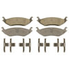 Wagner QC967A Disc Brake Pad Set Wagner Brake ThermoQuiet QC967A Ceramic Disc Brake Pad Set